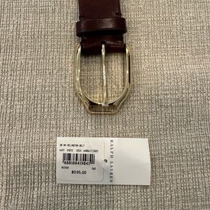 Ralph Lauren men’s brown leather belt. NWT never worn. Size 38.